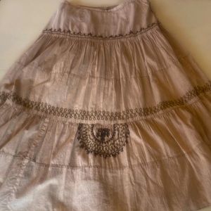 Boho Size Sm Golden Tan Skirt